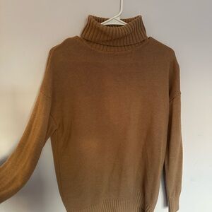 Forever 21 Camel Turtleneck Sweater